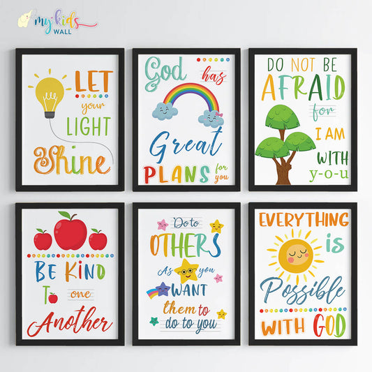Hopes  inspirational wall art black frames