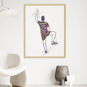 'Kabbadi Player' Personalised Wall Art (Big Frame)