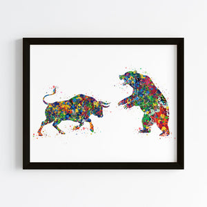 Stock Market Broker Wall Art