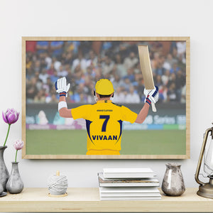 Personalised 'IPL Player' Wall Art (Framed)