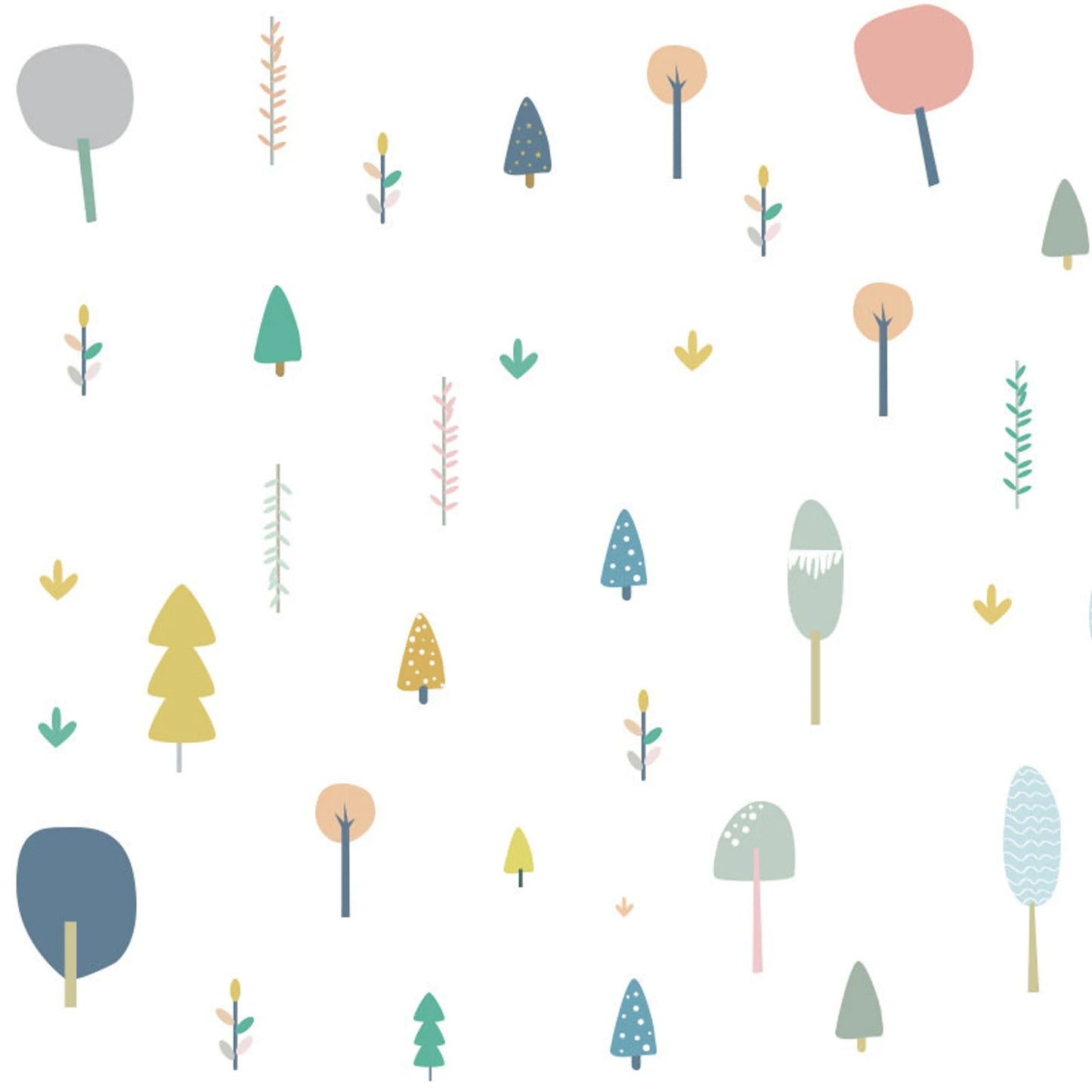 Calming Trees Wall Stickers zoom