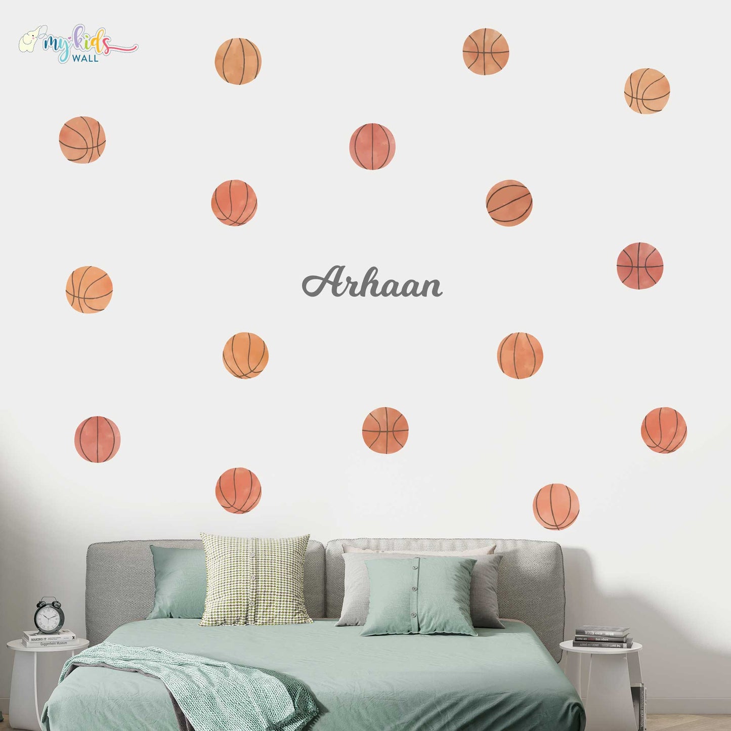 Basketball Decor Personalized Wall Stickers