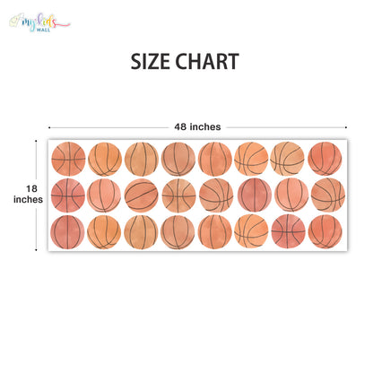 Basketball Decor Personalized Wall Stickers