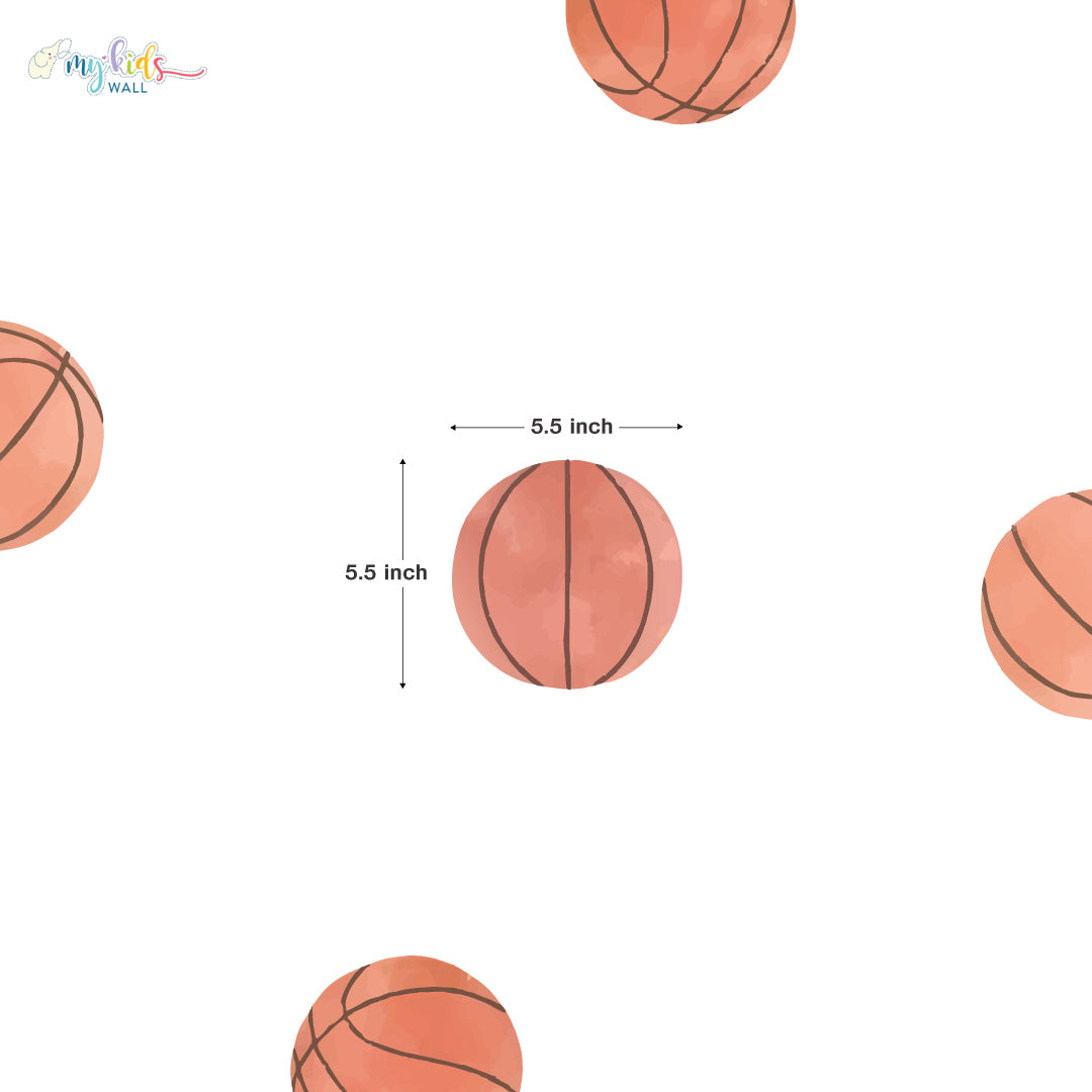 Basketball Decor Personalized Wall Stickers