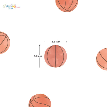 Basketball Decor Personalized Wall Stickers