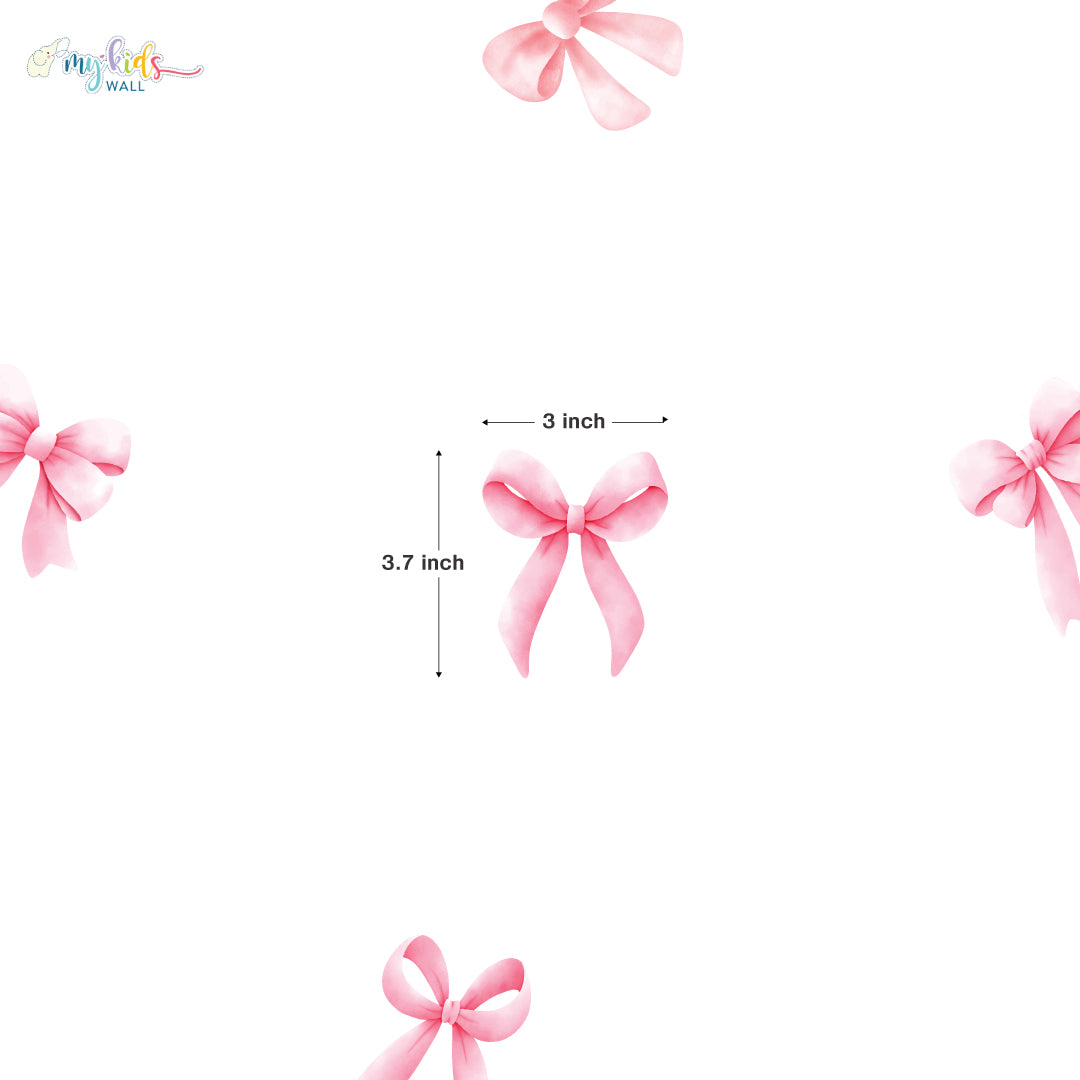 Cute Bow Personalized Wall Stickers