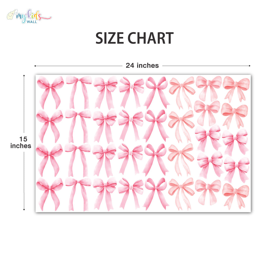 Cute Bow Personalized Wall Stickers