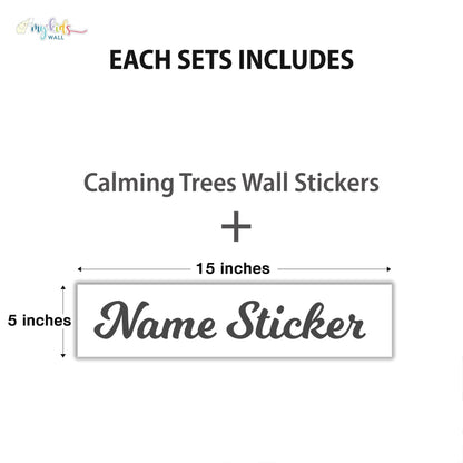 Calming Trees Wall Stickers