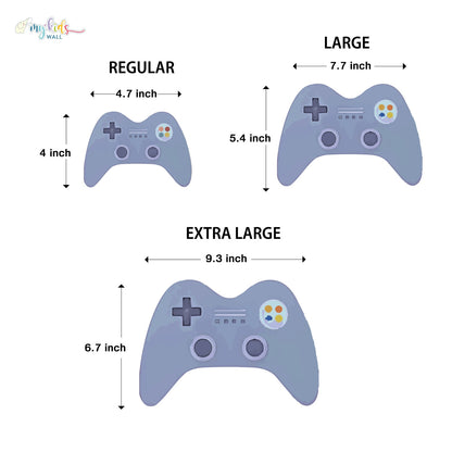 Colorful Gaming Controllers Personalized Wall Stickers