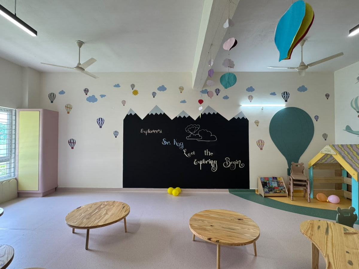 Colorful Hot Air Balloon Personalized Wall Stickers