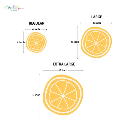 Colorful Tropical Fruits Wall Stickers