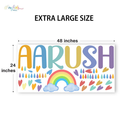 Colourful Rainbow Personalized Wall Stickers