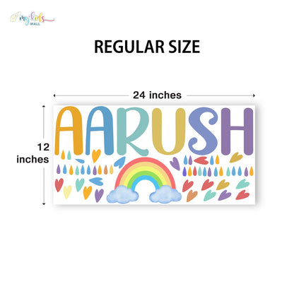 Colourful Rainbow Personalized Wall Stickers