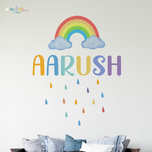 Colourful Rainbow Personalized Wall Stickers