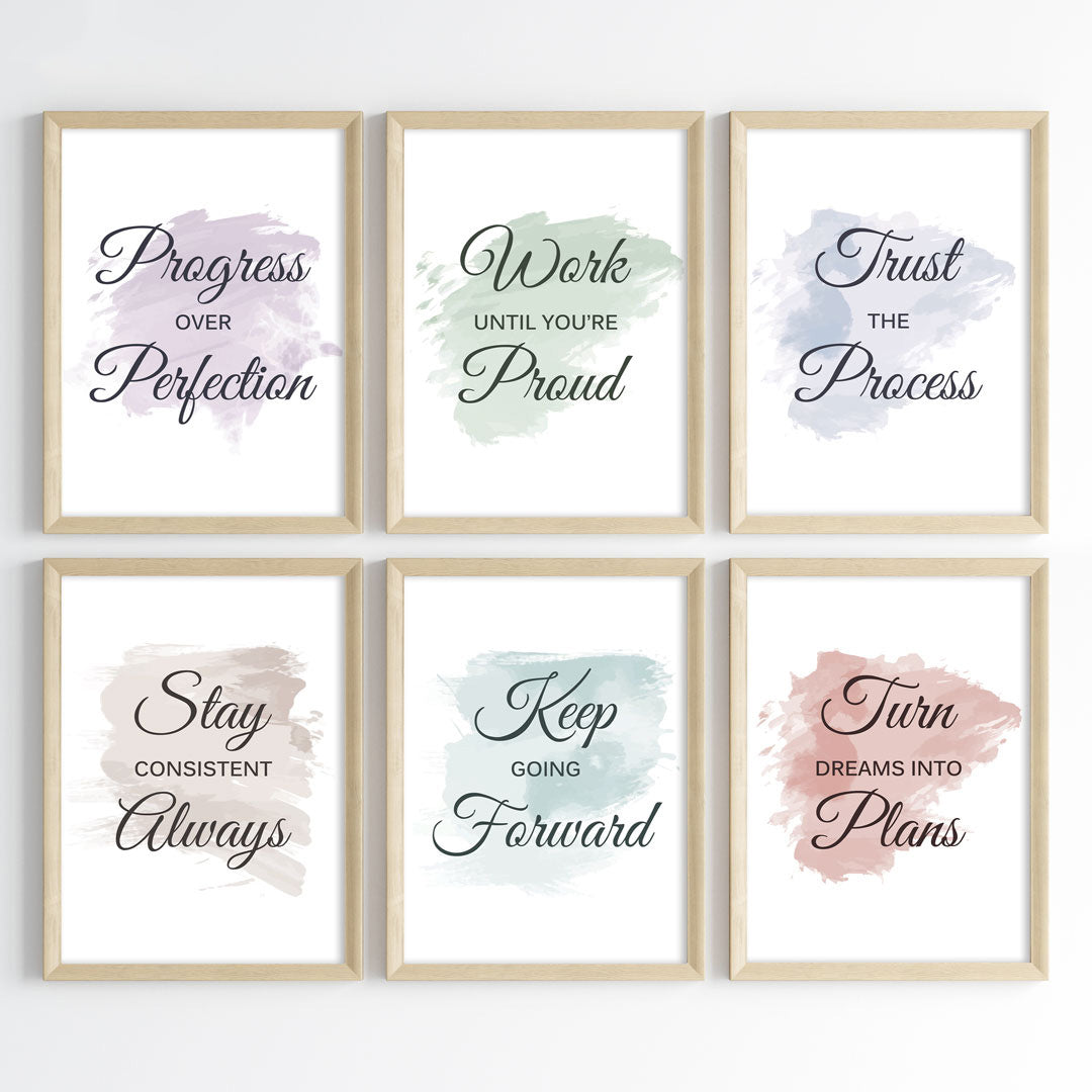 Everyday Growth Motivation Wall Art (Framed)