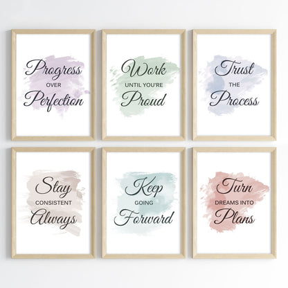 Everyday Growth Motivation Wall Art (Framed)