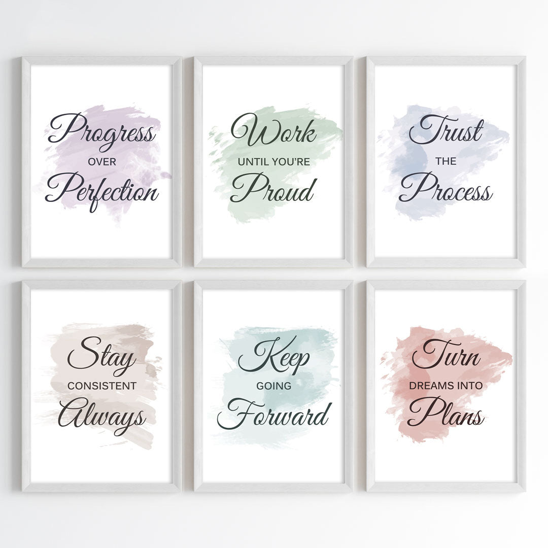 Everyday Growth Motivation Wall Art (Framed)