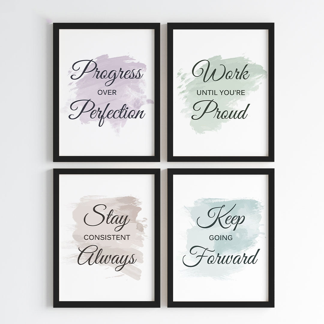 Everyday Growth Motivation Wall Art (Framed)