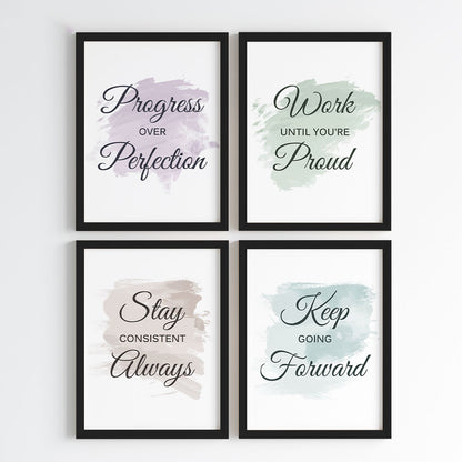 Everyday Growth Motivation Wall Art (Framed)