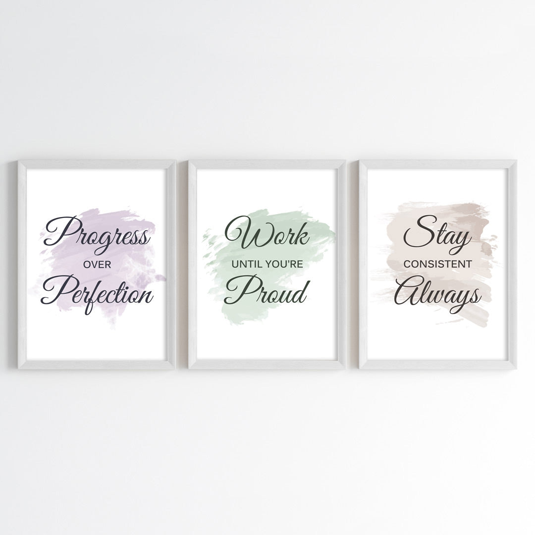 Everyday Growth Motivation Wall Art (Framed)