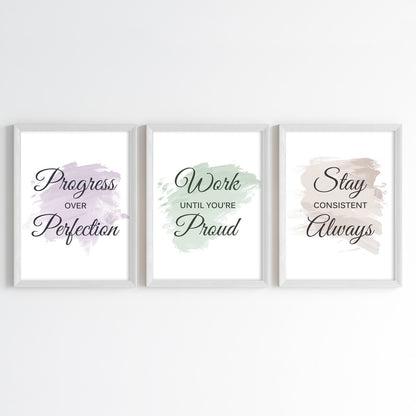 Everyday Growth Motivation Wall Art (Framed)