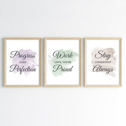Everyday Growth Motivation Wall Art (Framed)
