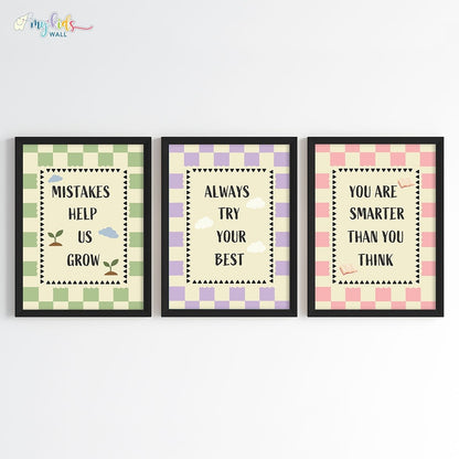 Daily Positive Affirmations Wall Art (Framed)