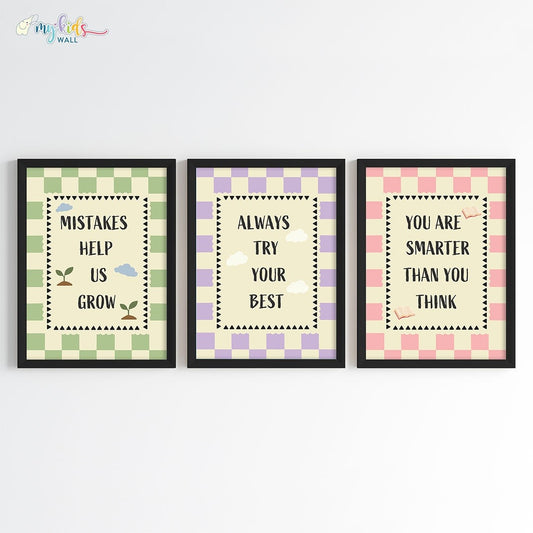 Daily Positive Affirmations Wall Art (Framed)