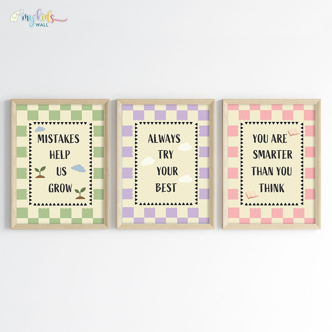 Daily Positive Affirmations Wall Art (Framed)