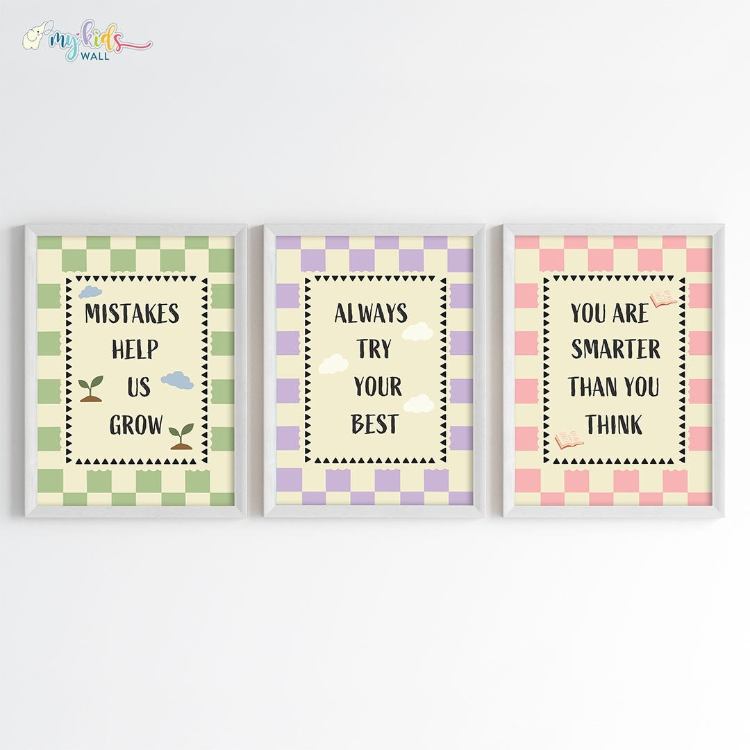 Daily Positive Affirmations Wall Art (Framed)