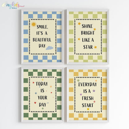 Daily Positive Affirmations Wall Art (Framed)