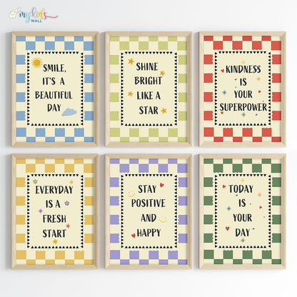 Daily Positive Affirmations Wall Art (Framed)