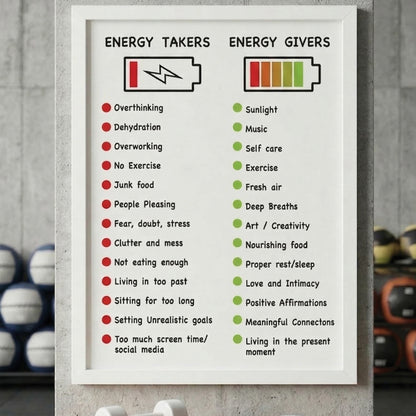 Daily Wellness Reminder Framed Wall Art (Framed)