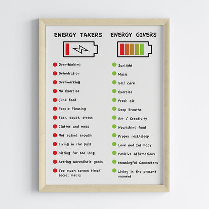 Daily Wellness Reminder Framed Wall Art (Framed)