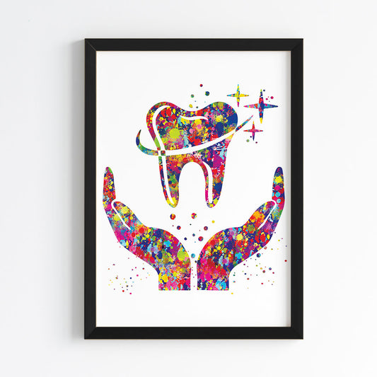 Dental Care Tribute Wall Art (Framed)