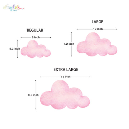 Dreamy Cloudy Skies Personalized Wall Stickers