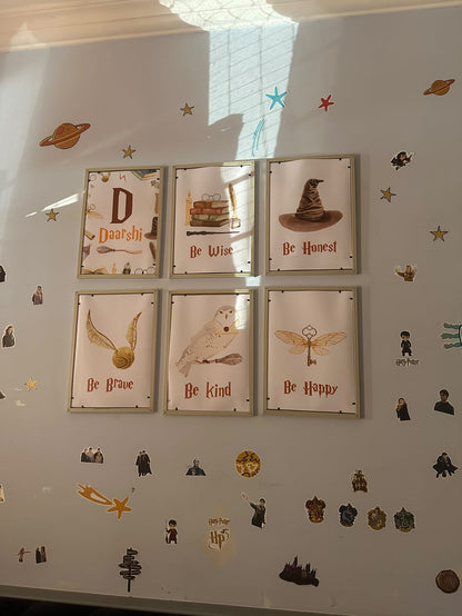 Magical Wizard Motivational Wall Art (Framed)