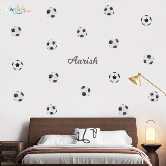 Football Decor Personalized Wall Stickers
