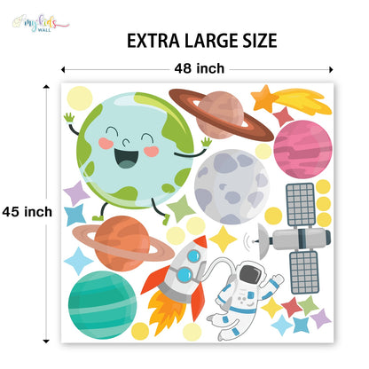 Exploring Space Personalized Wall Stickers