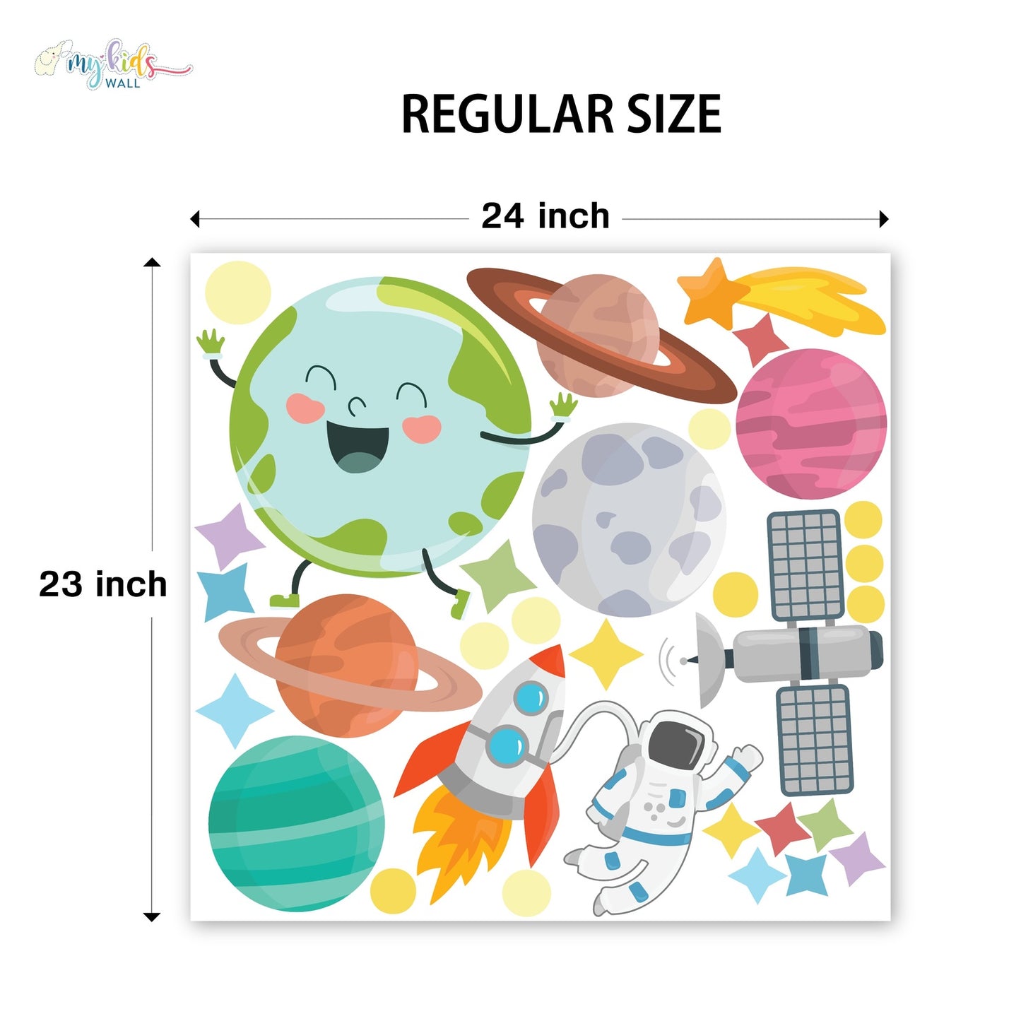 Exploring Space Personalized Wall Stickers