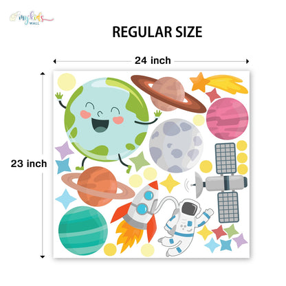 Exploring Space Personalized Wall Stickers