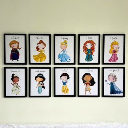 Little Princess Motivational Wall Art (Framed)