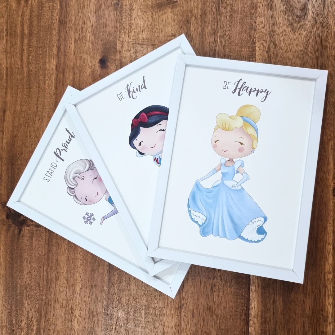 Little Princess Motivational Wall Art (Framed)