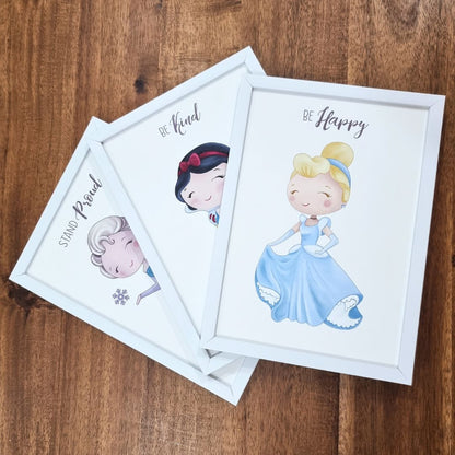 Little Princess Motivational Wall Art (Framed)