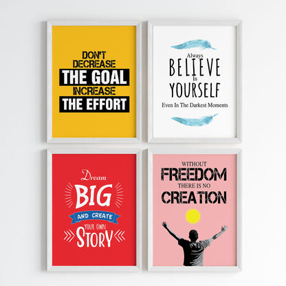 Mindset & Motivation Wall Art (Framed)