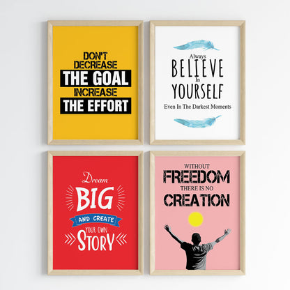 Mindset & Motivation Wall Art (Framed)