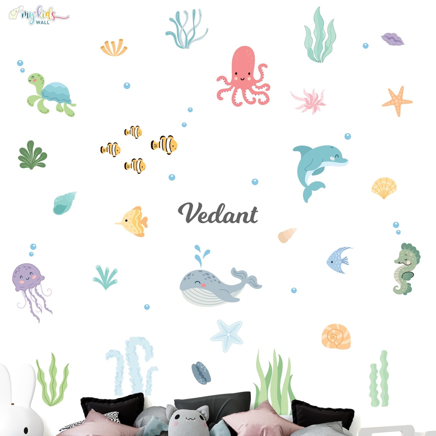 Ocean Adventures Personalized Wall Stickers