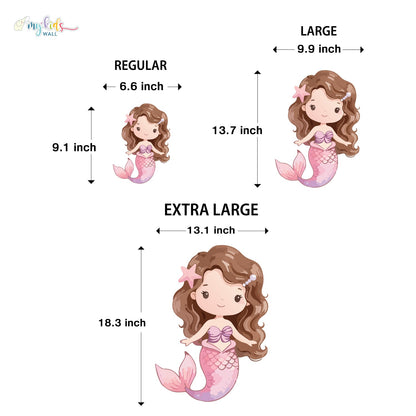 Ocean Of Dreams Mermaids Personalized Wall Stickers