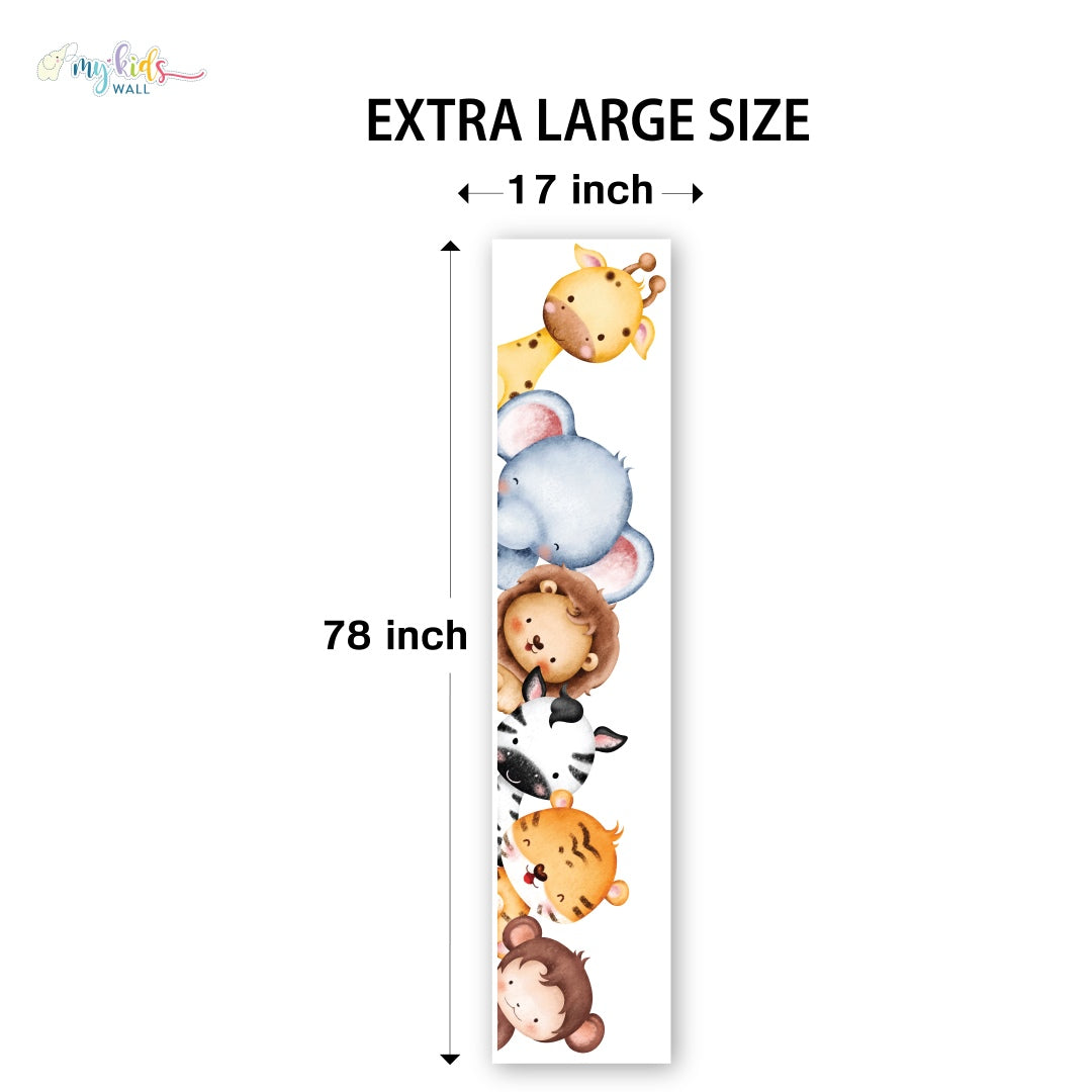 Peeping Jungle Animals Door & Wall Stickers (New)