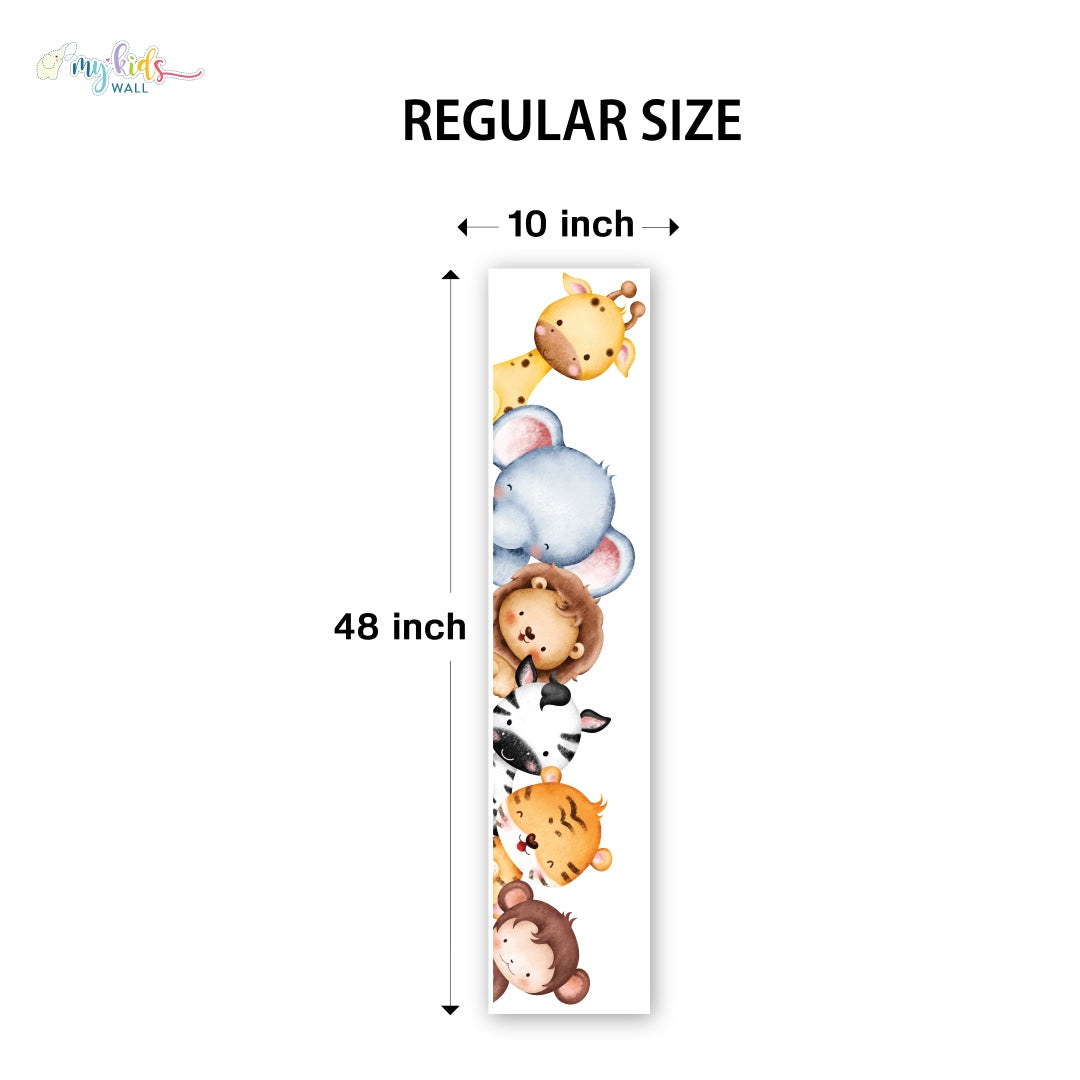 Peeping Jungle Animals Door & Wall Stickers (New)